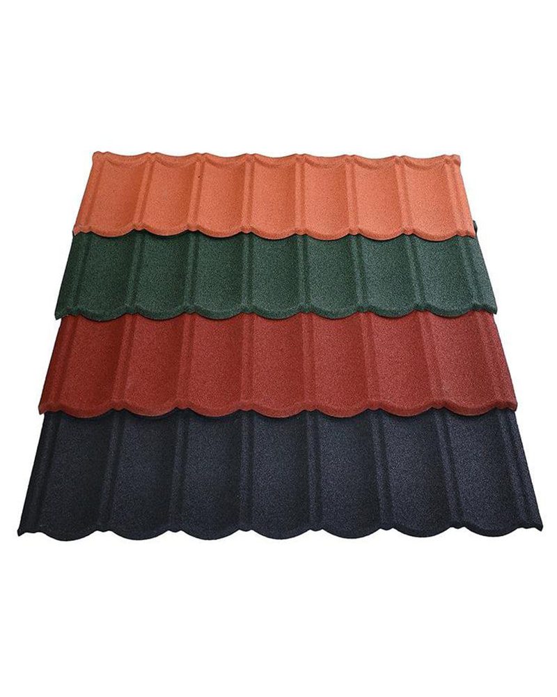 Ngói lợp kim loại tráng đá 1340mm x 420mm Zin Ngói lợp trái phiếu truyền thống Dành cho cộng đồng